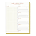 Clear Your Mind Brain Dump Notepad