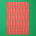Buf Fa La La La Lo Gift Wrap - Single Sheet