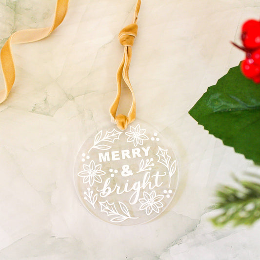 Merry & Bright Ornament