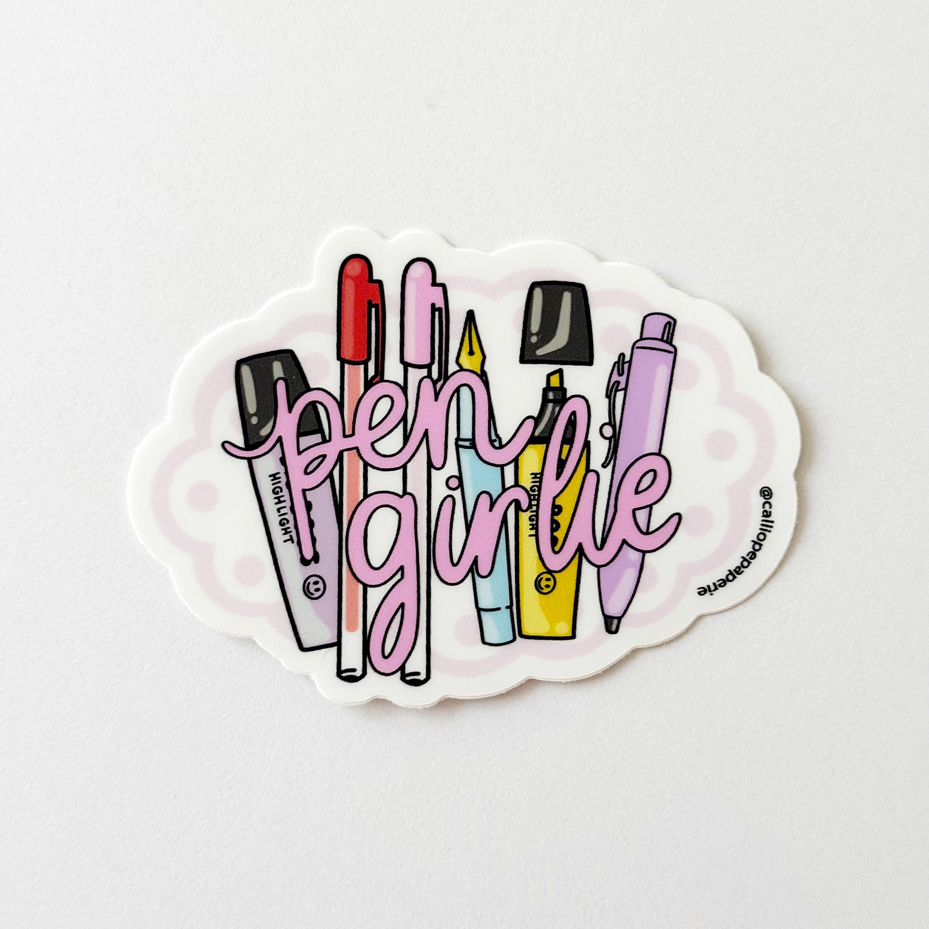 Pen Girlie Sticker