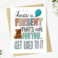 Not For You Baby Shower Card