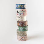 Gold Petite Flora Washi Tape