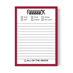 F* All of the Above Notepad