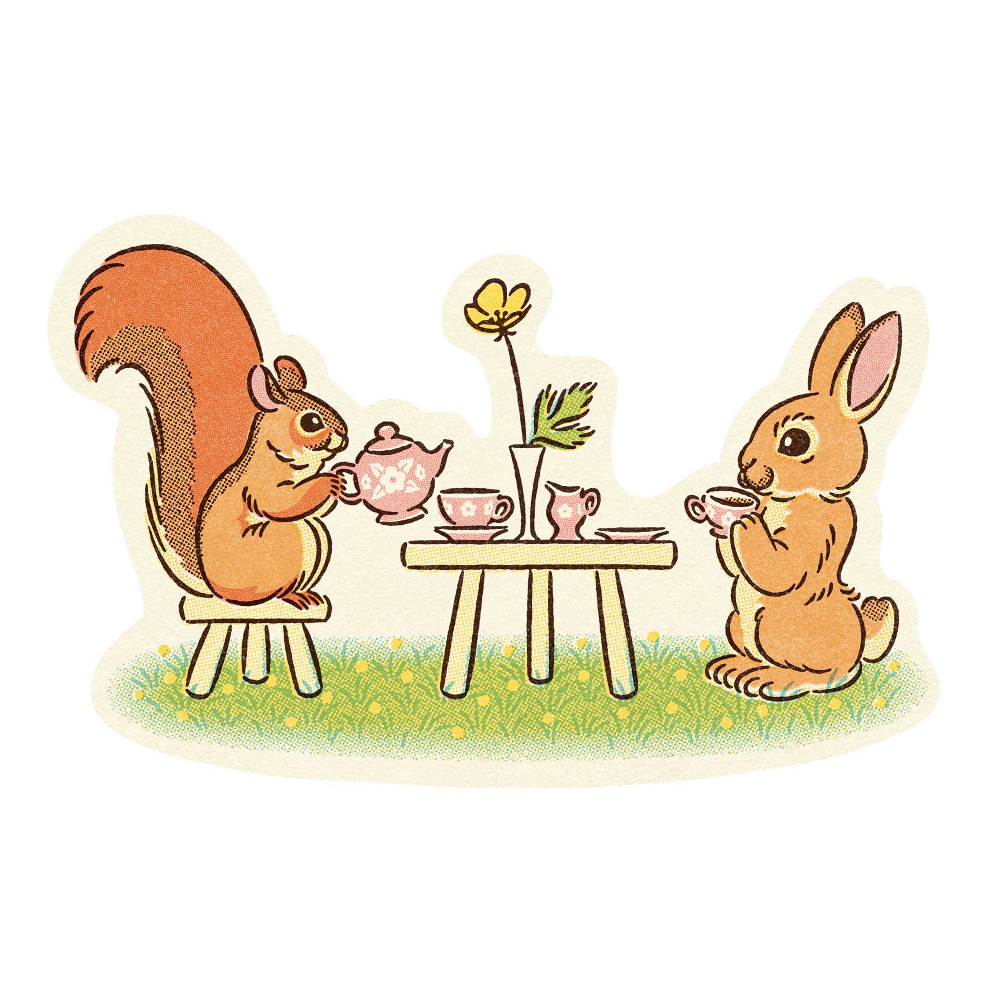 Tea Party Sticker