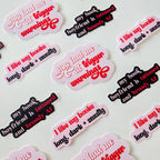Long, Dark & Smutty Sticker