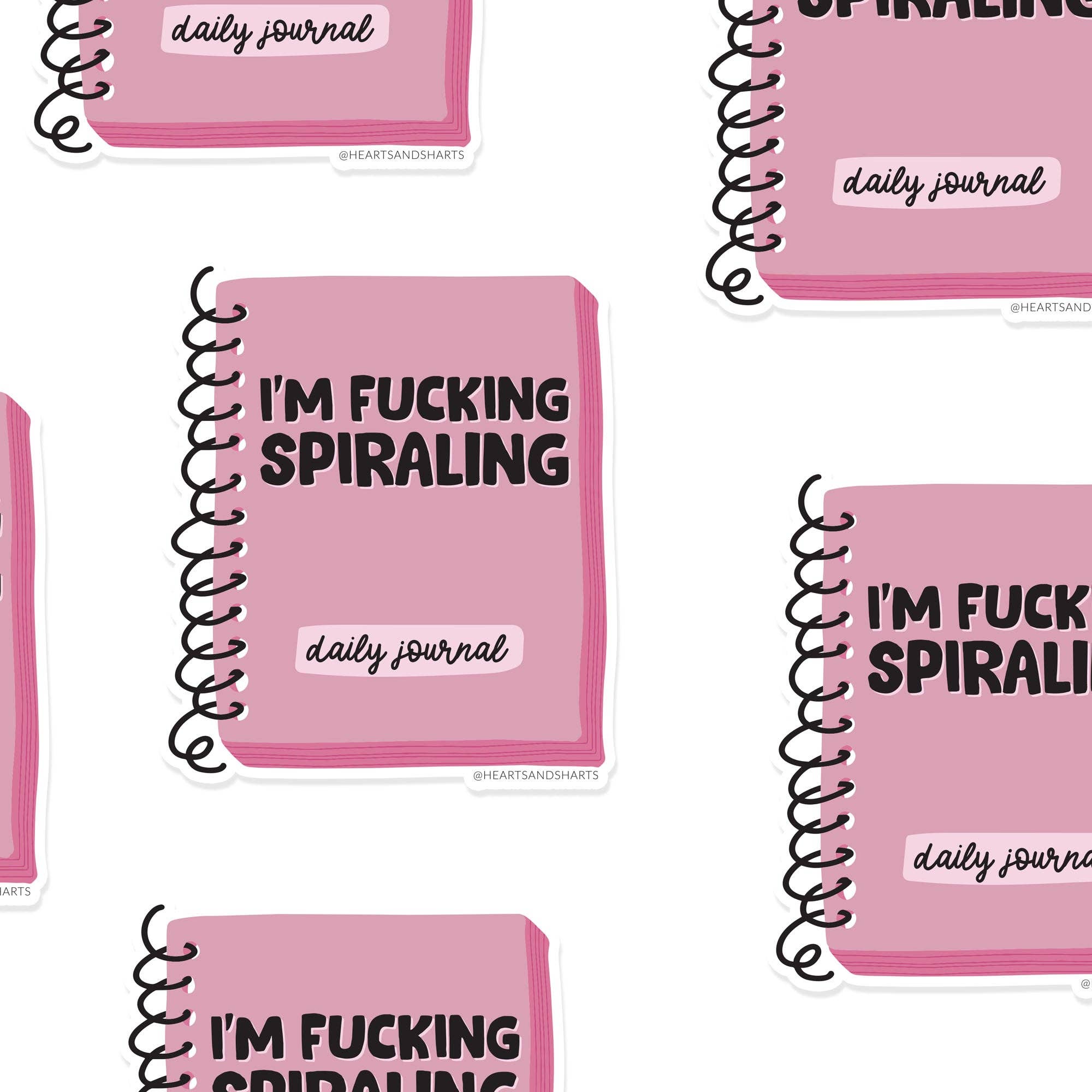 Spiral Notebook Sticker