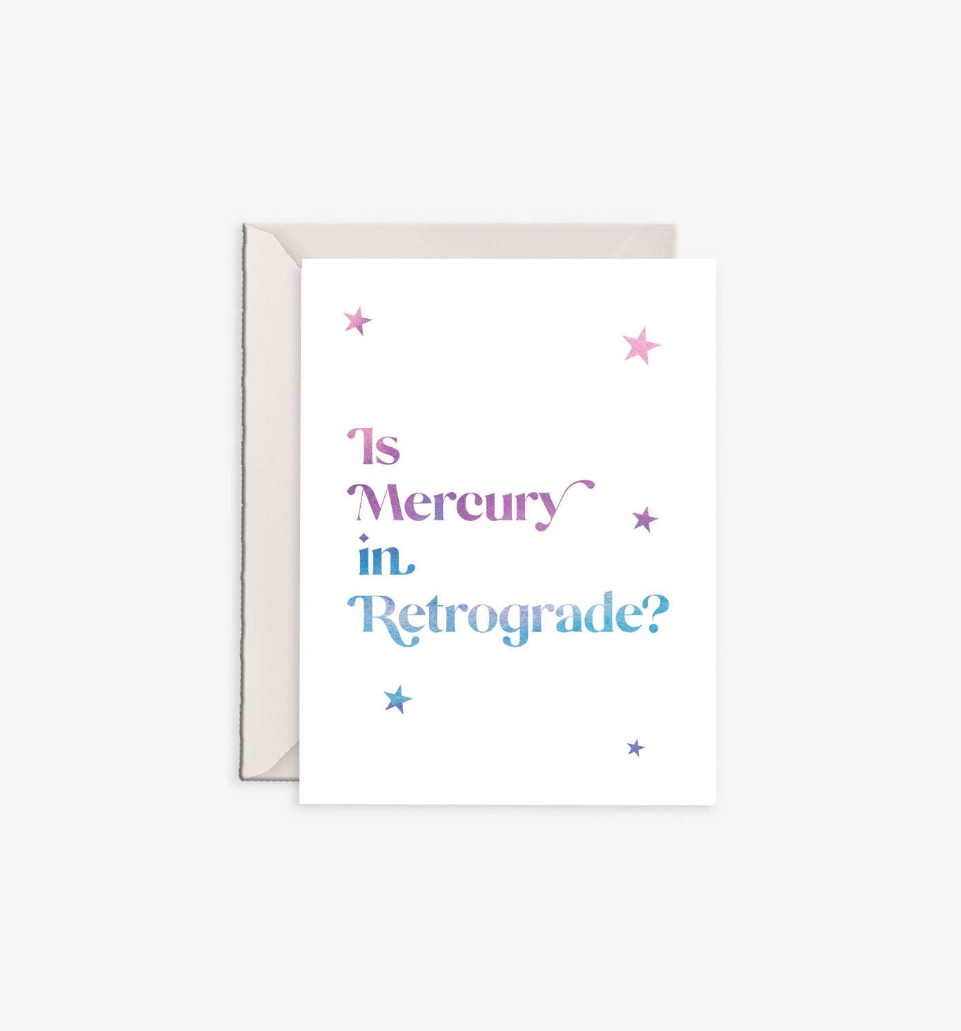 Mercury in Retrograde Card