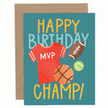 Happy Birthday Champ Greeting Card