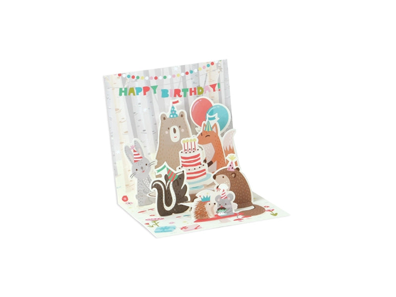 Woodland Birthday Mini Pop-Up Card