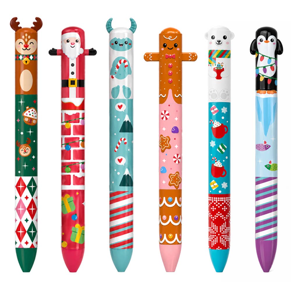 Twice as Nice Gingerbread 2-Color Click Pen
