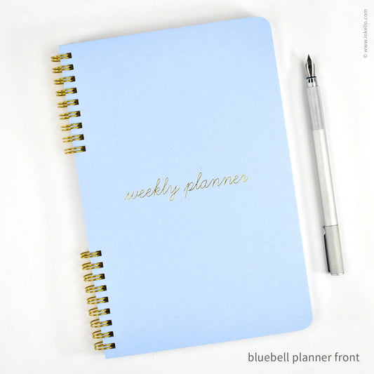 Perpetual weekly planner- Bluebell