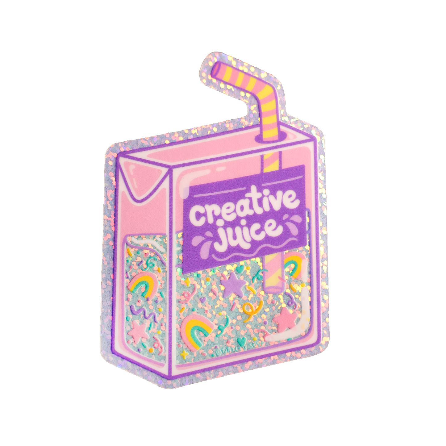 Creative Juice Box Sticker