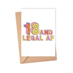 18 & Legal Birthday Card