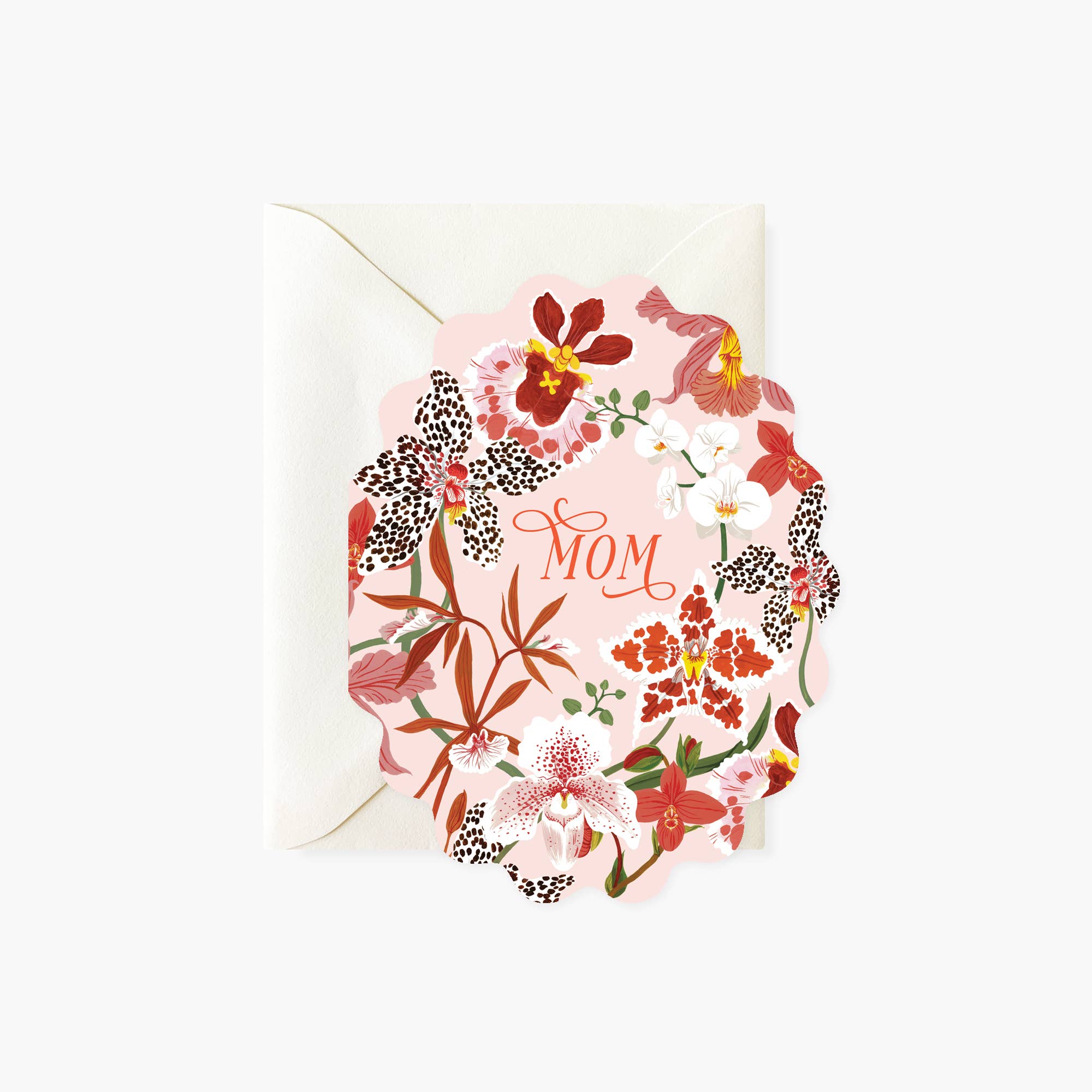 Orchids Mom Greeting card