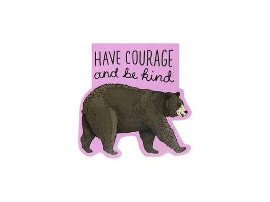 Courage Bear Magnetic Bookmark