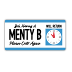 BRB, Having a Menty B Flat Fridge Magnet
