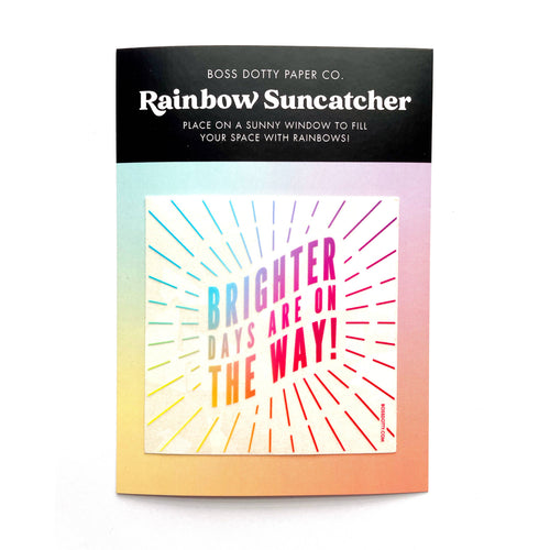 Brighter Days Rainbow Suncatcher Sticker