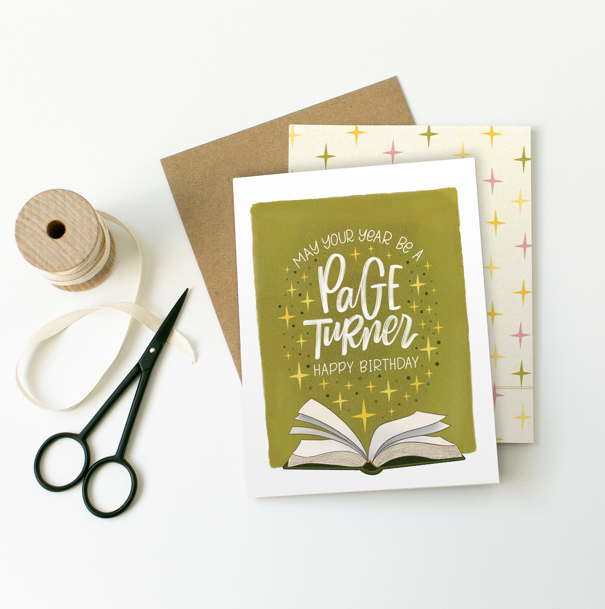 Page Turner Birthday | Book Lover Birthday Greeting Card