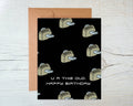 Flying Toasters Birthday Card