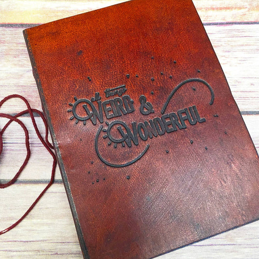 Weird and Wonderful Leather Journal