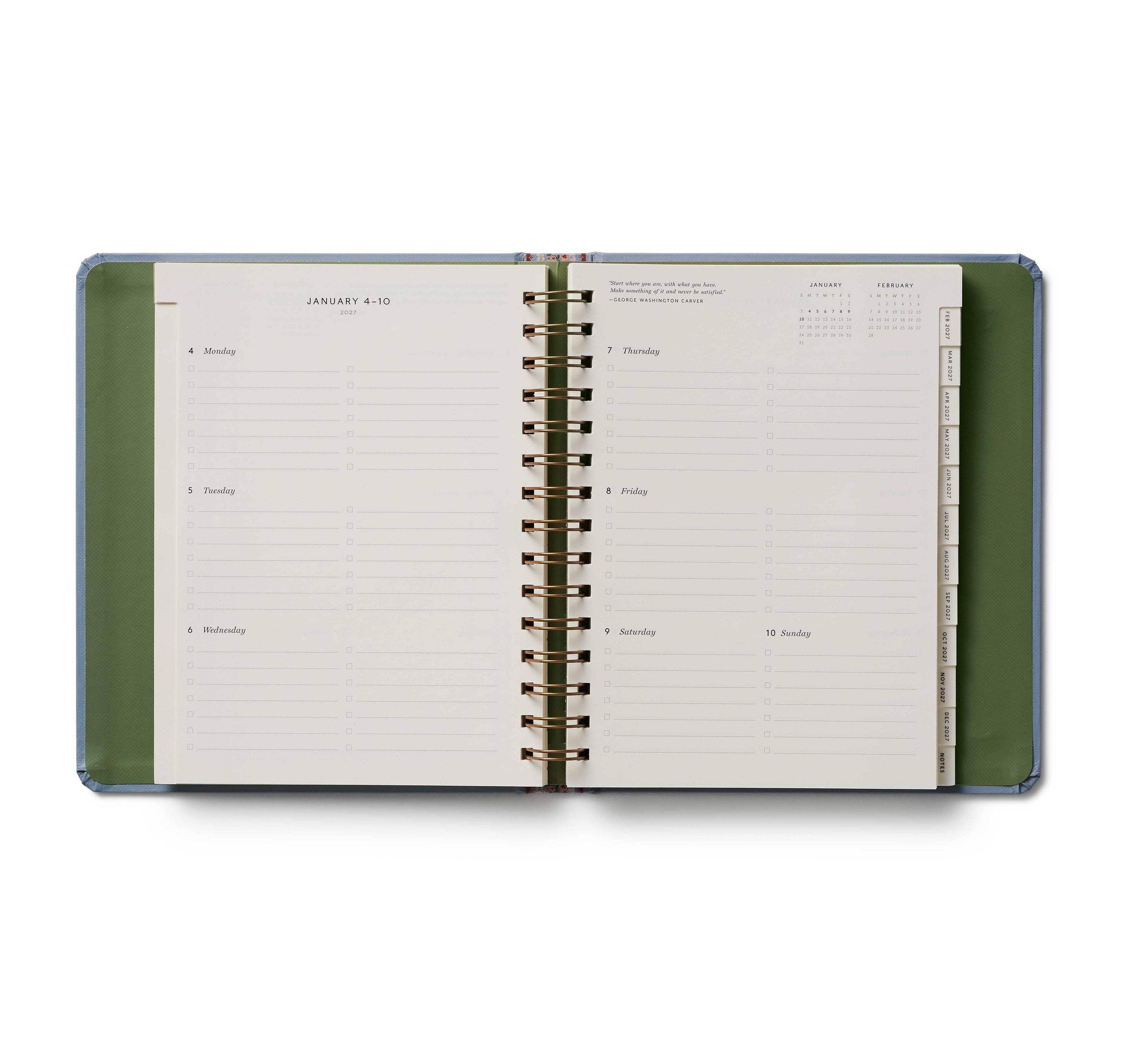 2027 Paisley 17-Month Academic Covered Spiral Planner