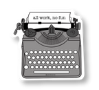 Typewriter Sticker