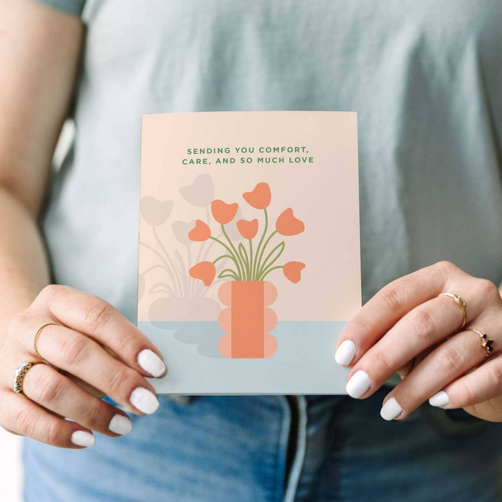 Sympathy Card | Sending You Comfort and Care Greeting Card