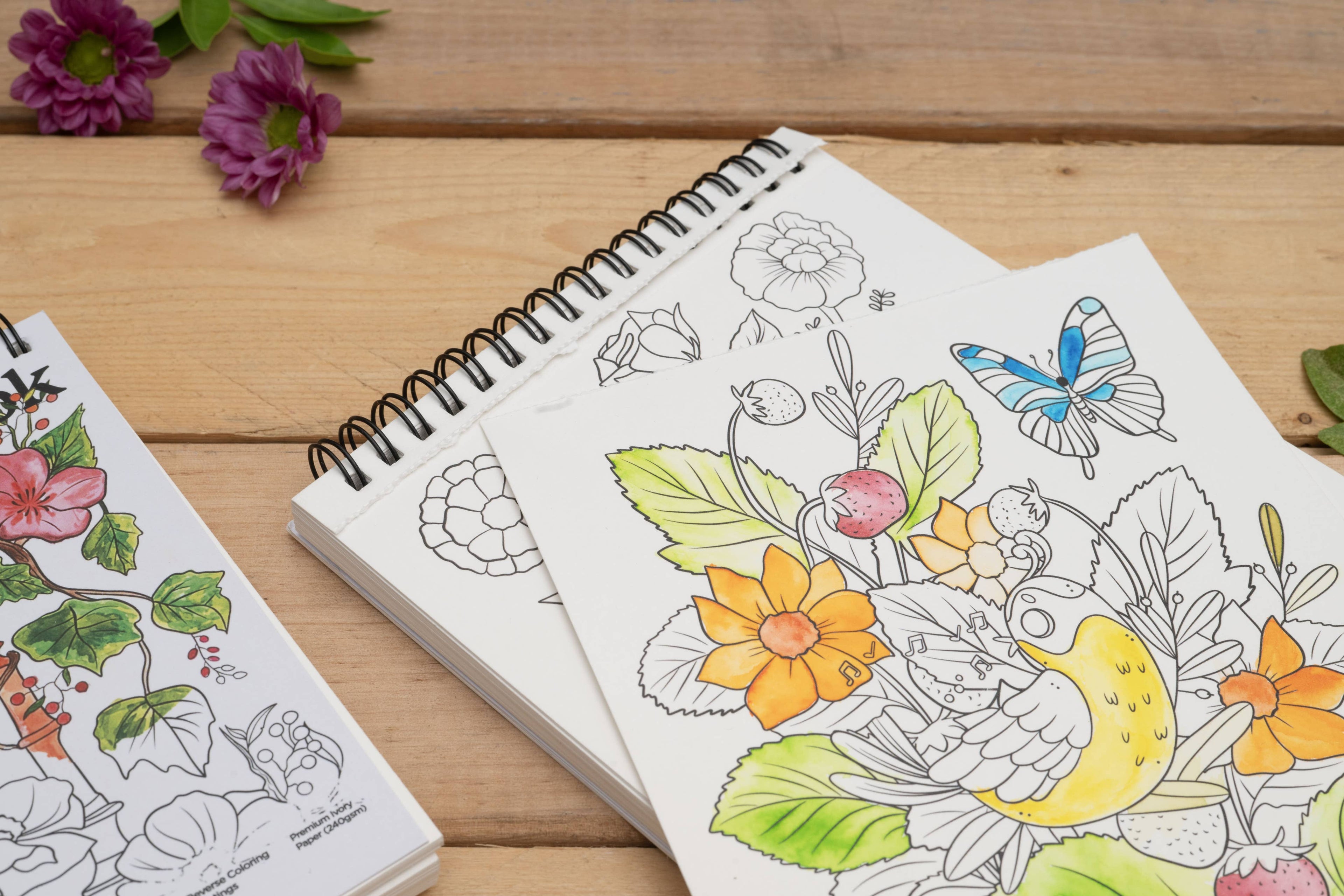 Floral Coloring Book for Adults