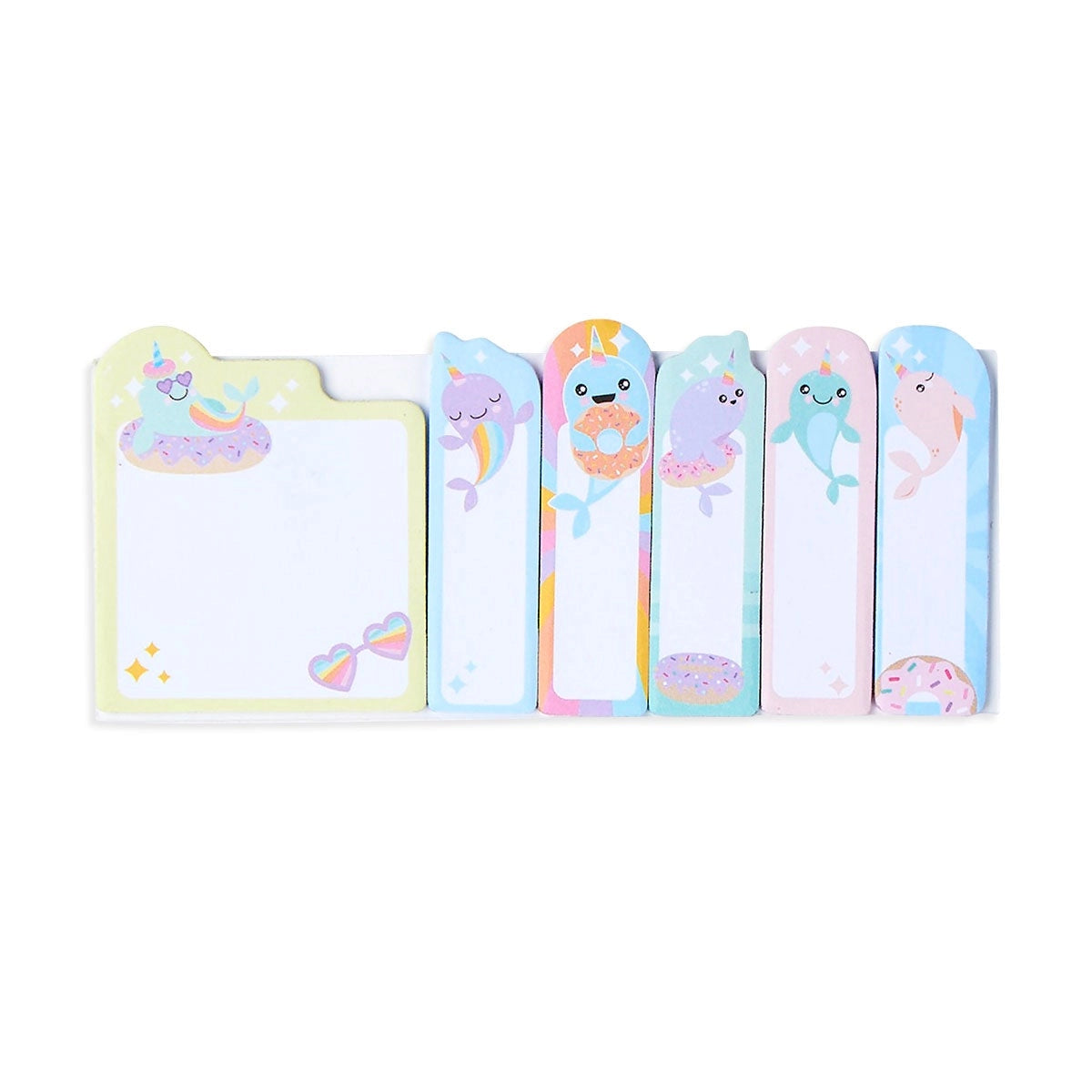 Note Pals Sticky Note Pad -Nom Nom Narwhals