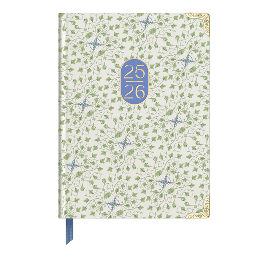 2026 Vine Pattern 17-Month Medium Bound Planner