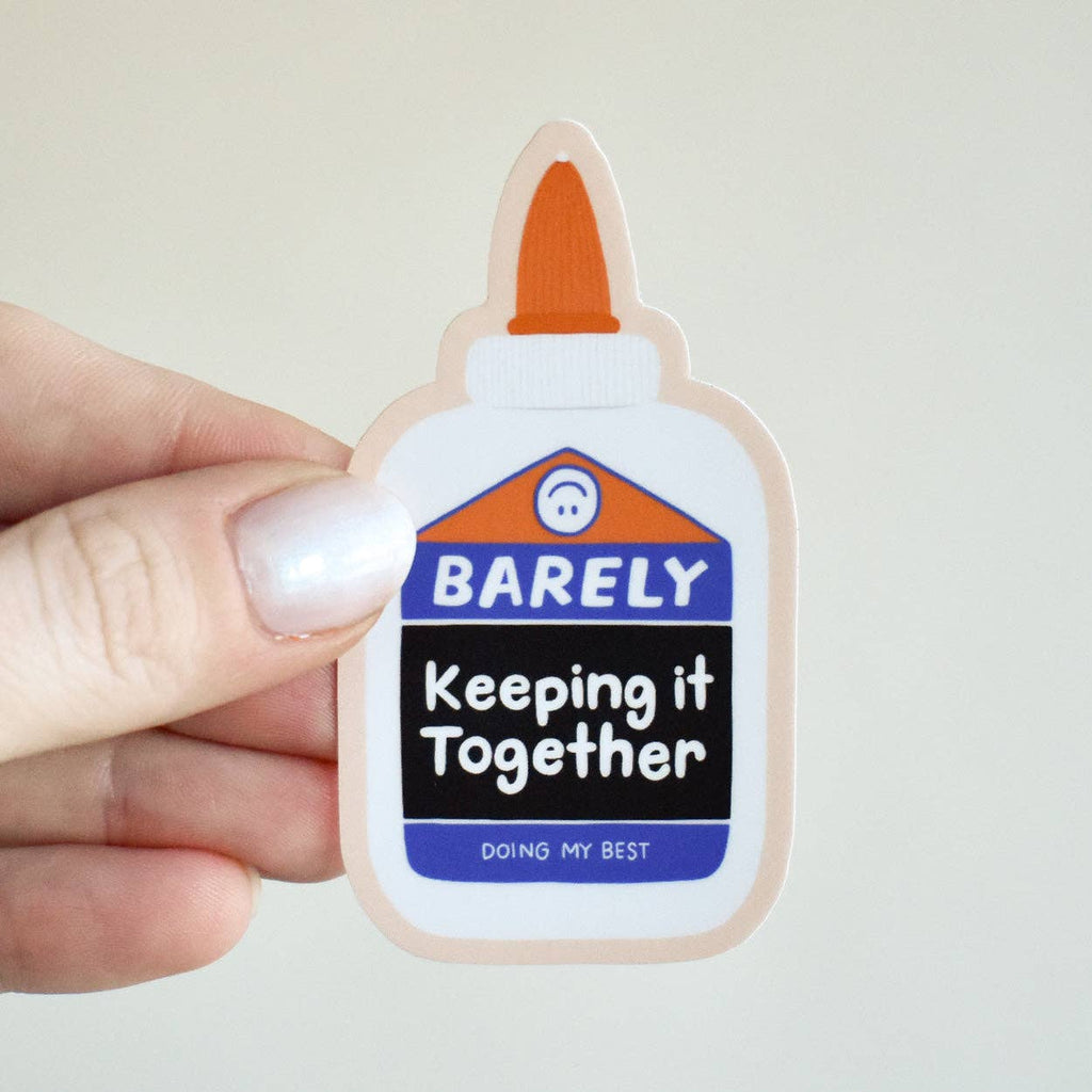Barely Keeping It Together Vinyl Sticker
