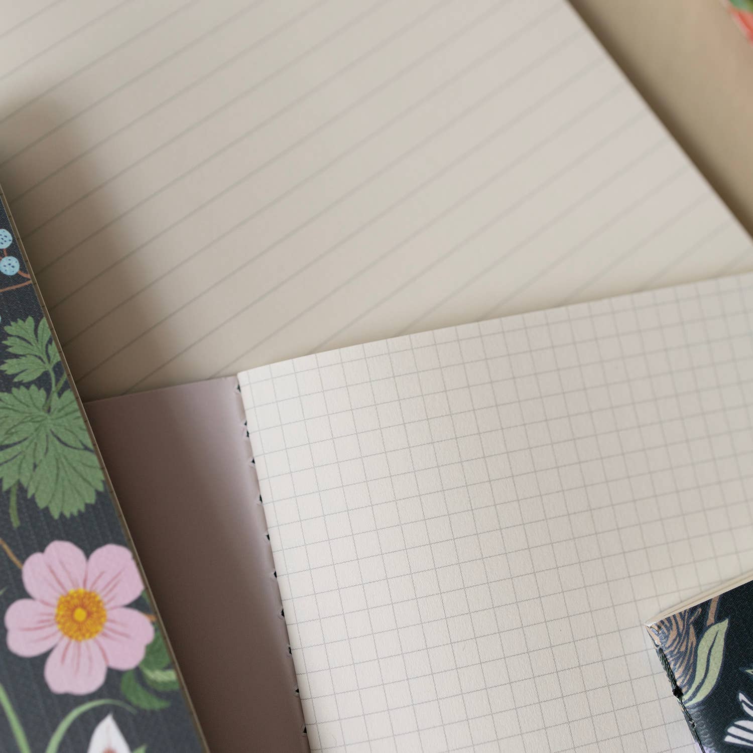 Blue Birds Soft-Cover Notebook (grid)