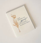 Grow Into Such Wonderful Parent Letterpress Card