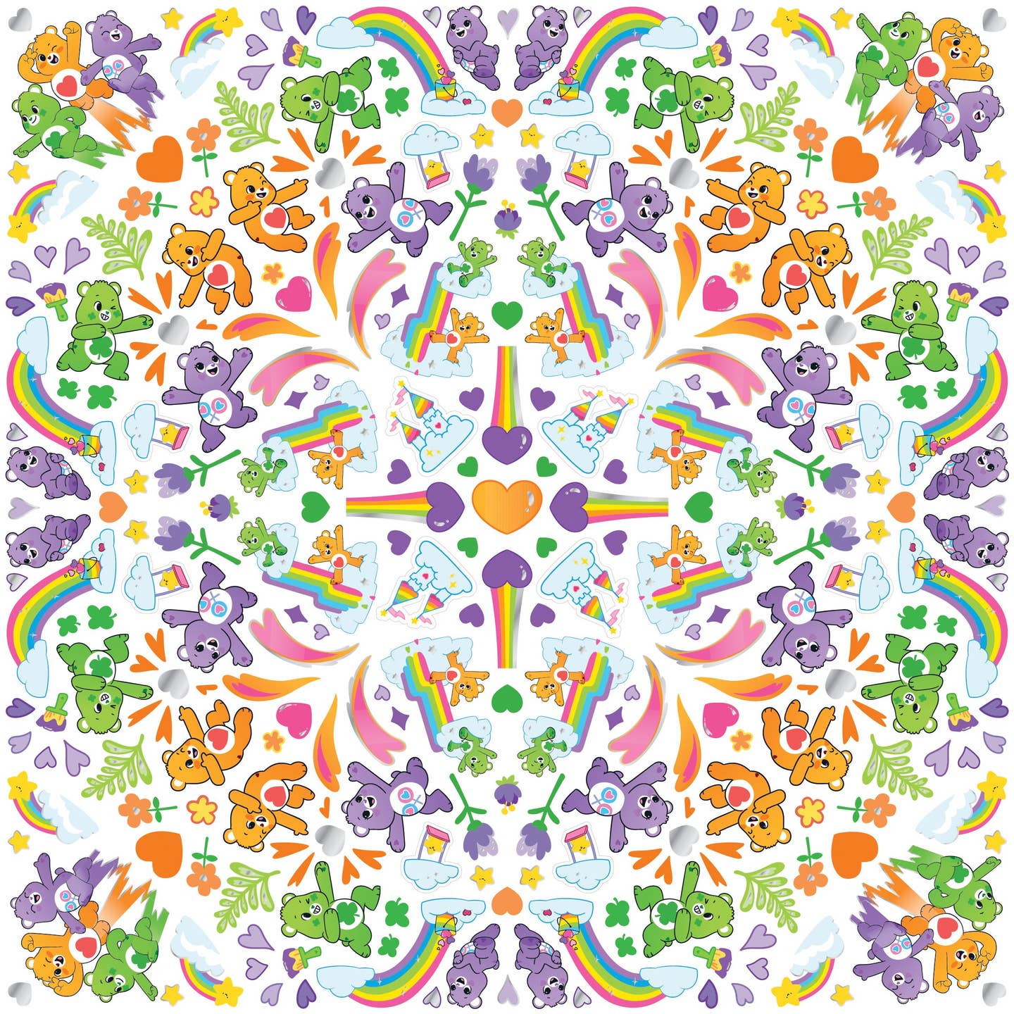 Care Bears in the Sky Sticker Burst