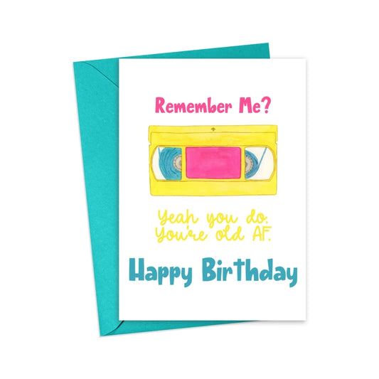 90's Retro Birthday Card