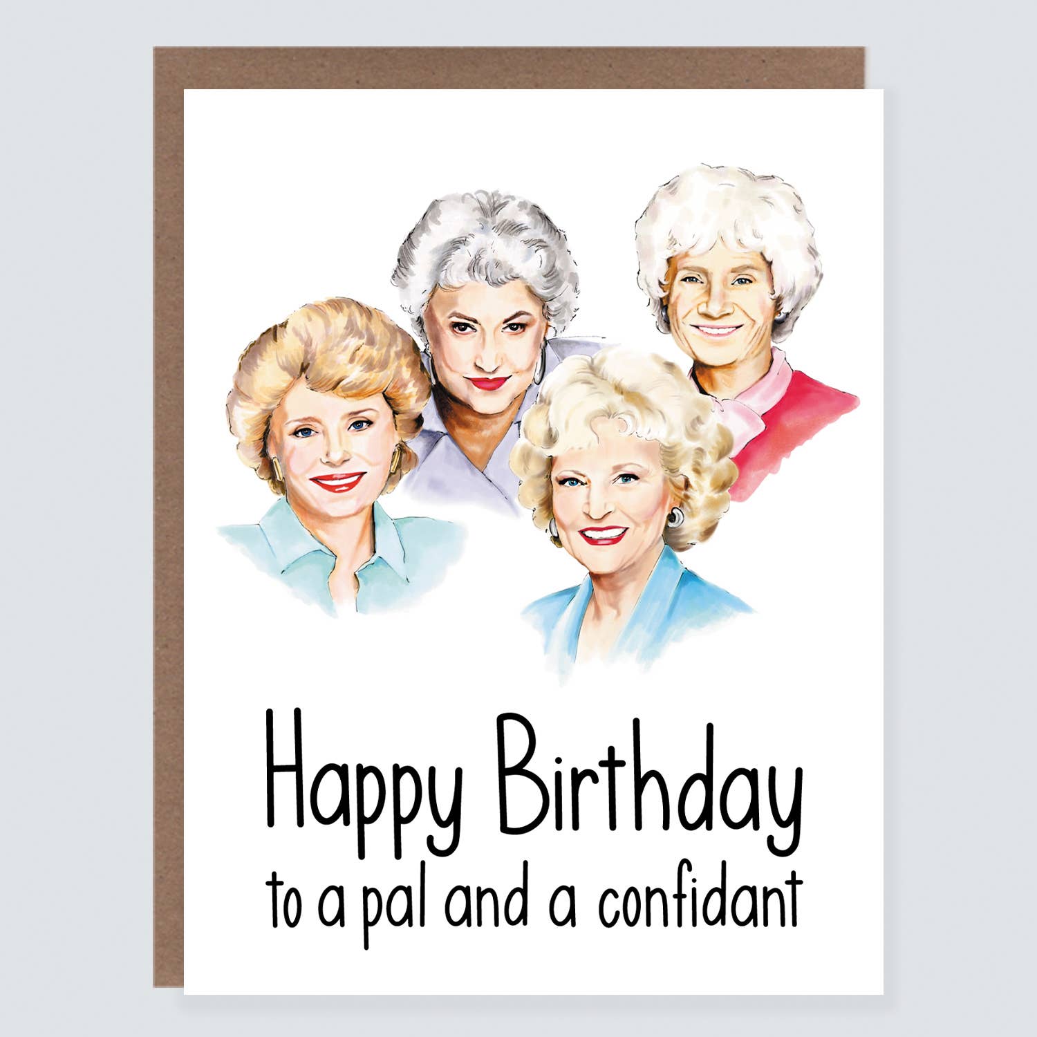 Golden Friendship | Pop Culture Birthday Card