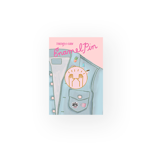 Enamel Pins: Fuck Flag