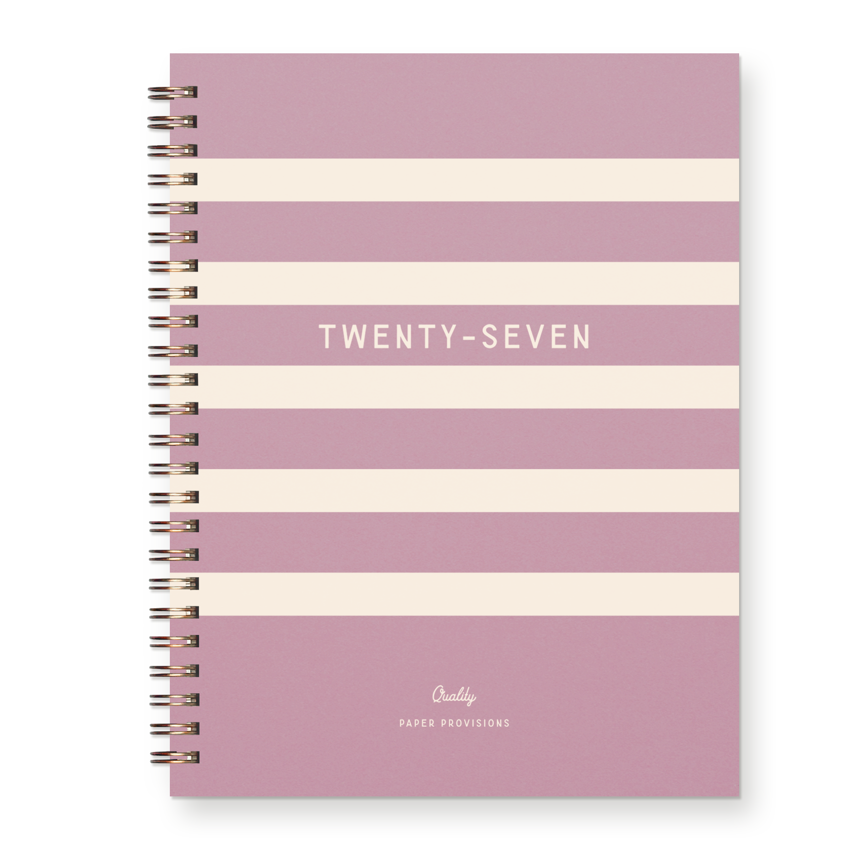 2027 Horizontal Striped Dated Planner : Calendar Year