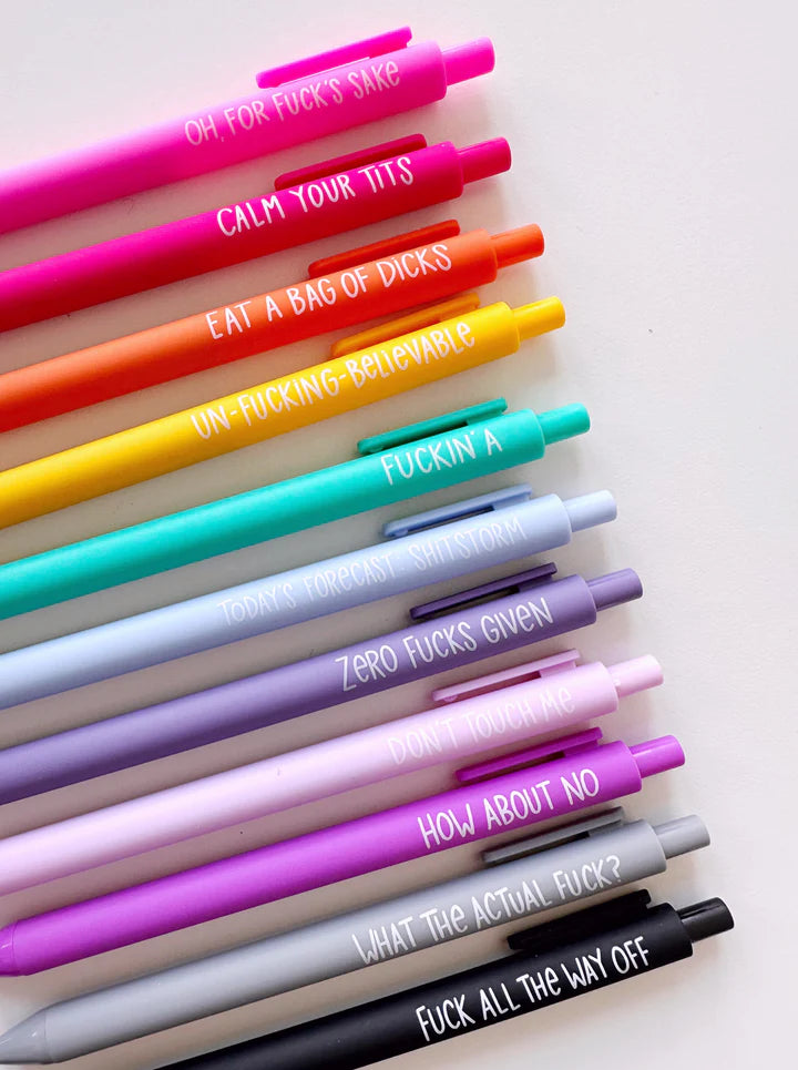 Fuck All The Way Off Click Pen