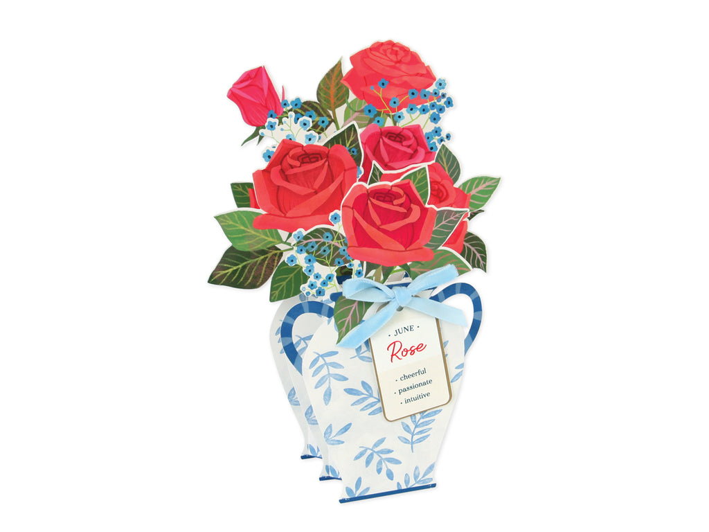 June Rose Pop-Up Flower Card