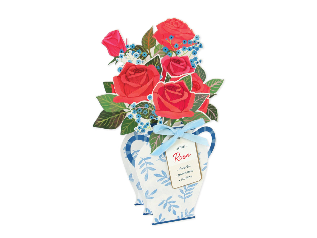June Rose Pop-Up Flower Card
