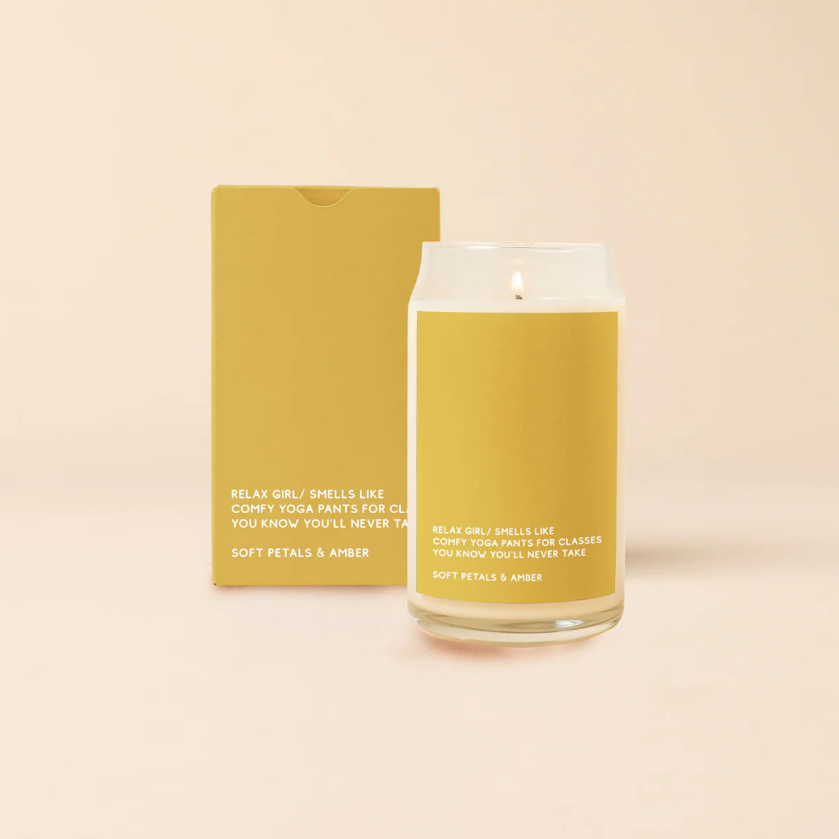 Relax Girl Candle - Can Glass