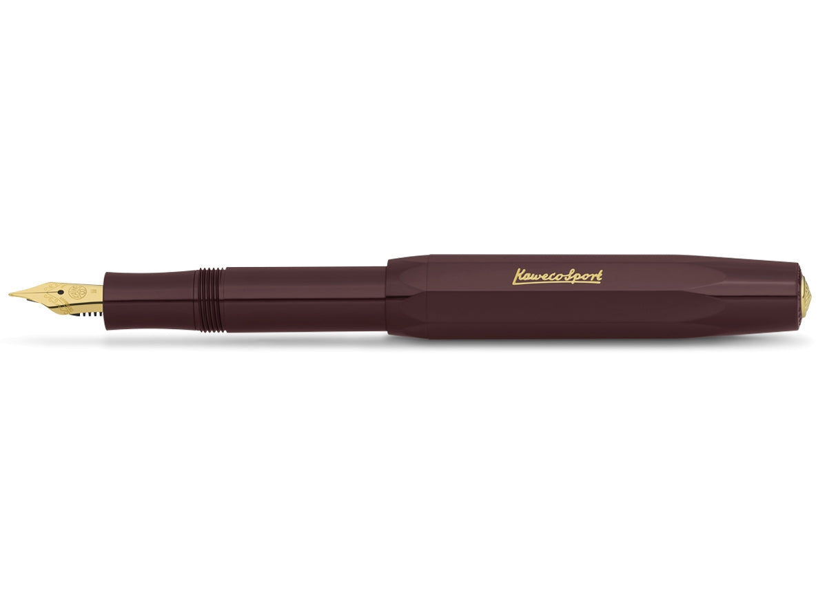 Kaweco Sport Fountain Pen in Bordeaux