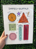 Shapes of Buffalo Art Print