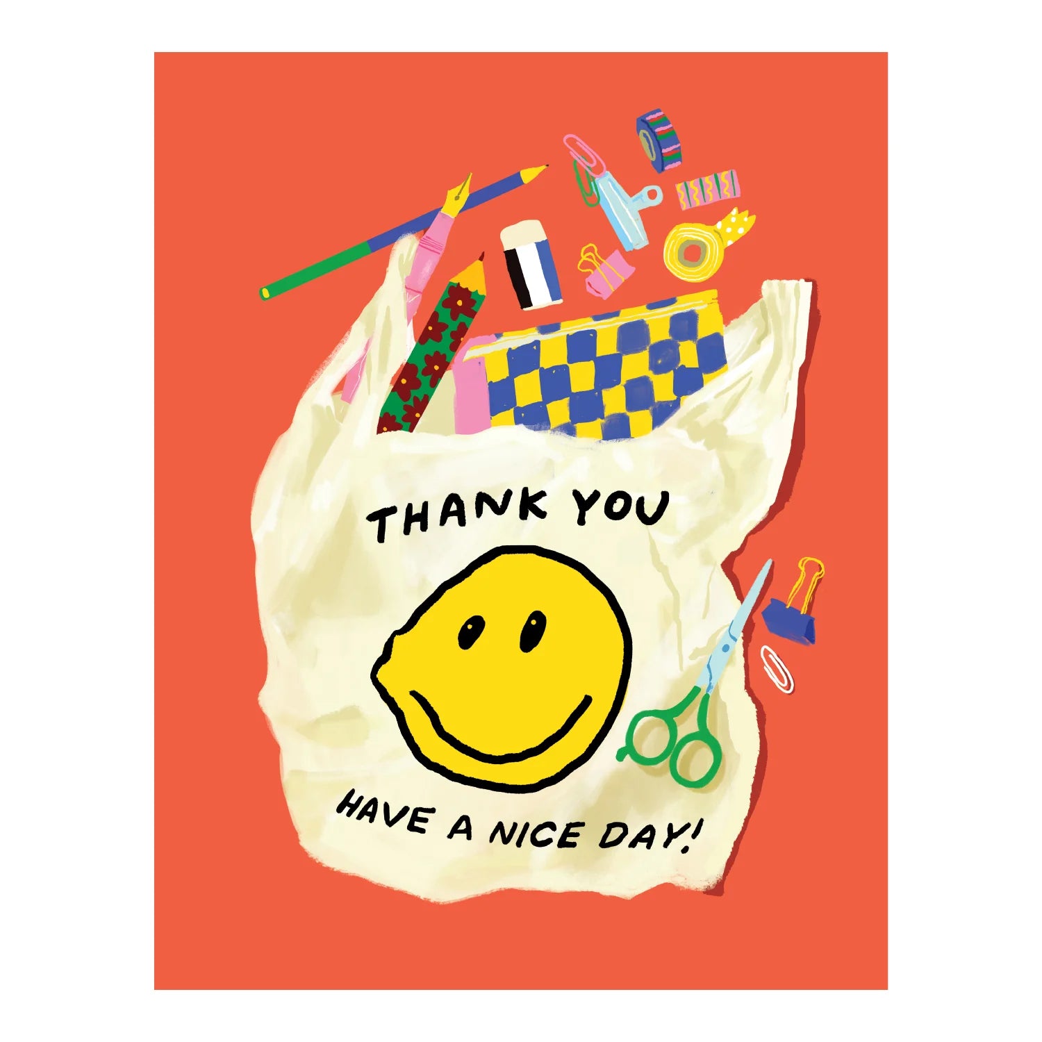 Bag of Supplies Thank You Card SSD 2026