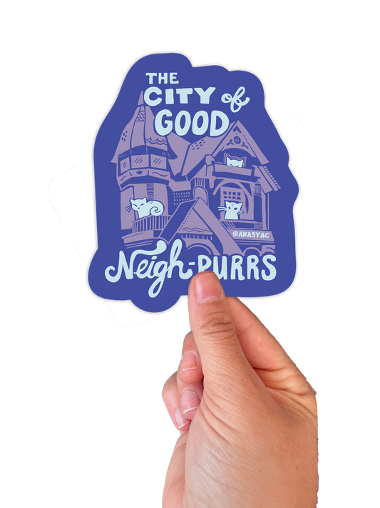 City of Good Neighpurrs Sticker