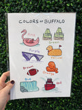 Colors of Buffalo Art Print
