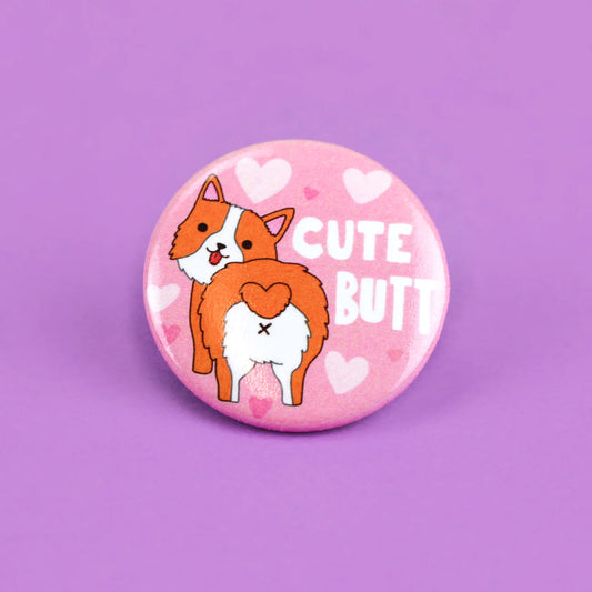 Corgi Butt Button