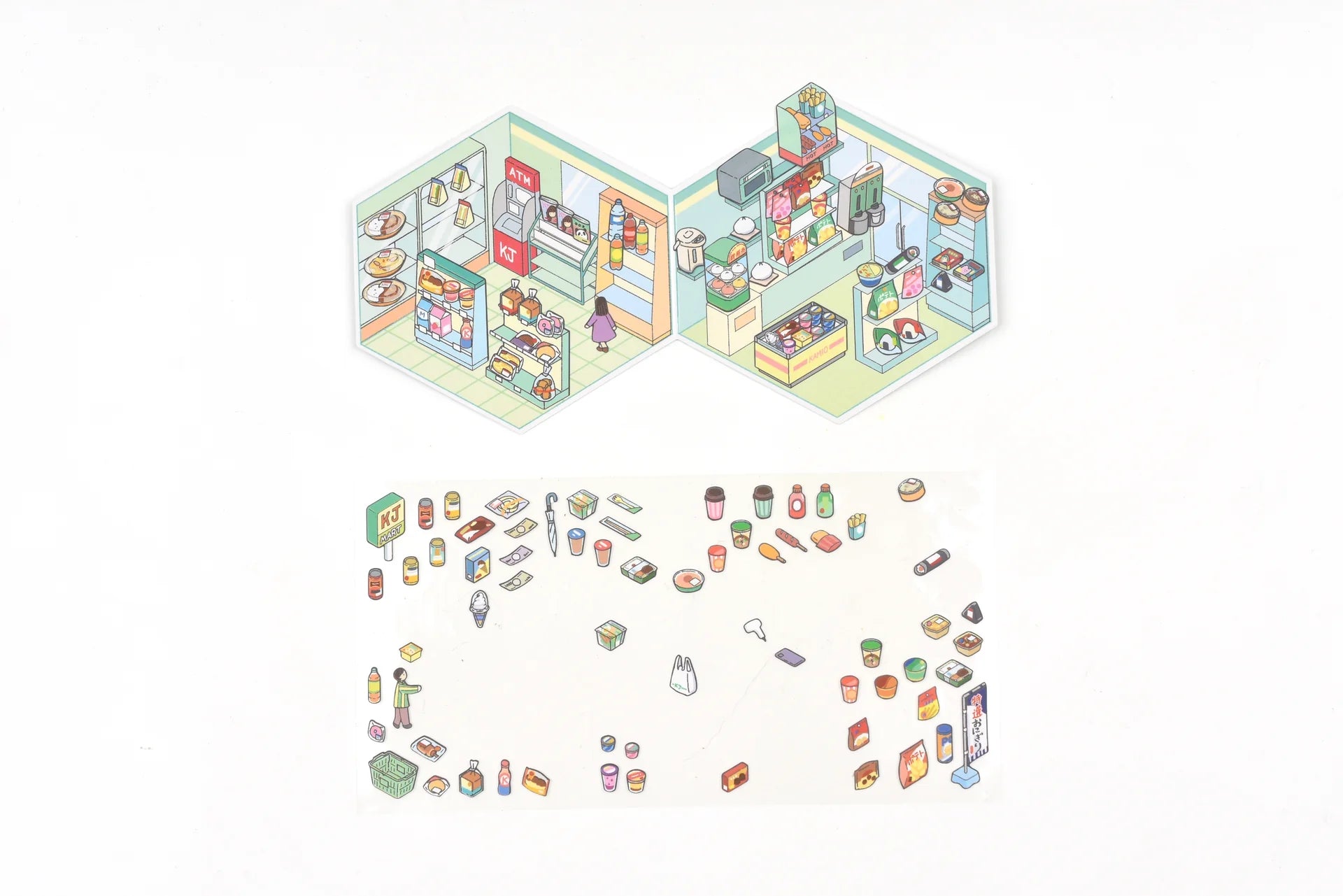 Small World - Convenience Store Sticker Scene