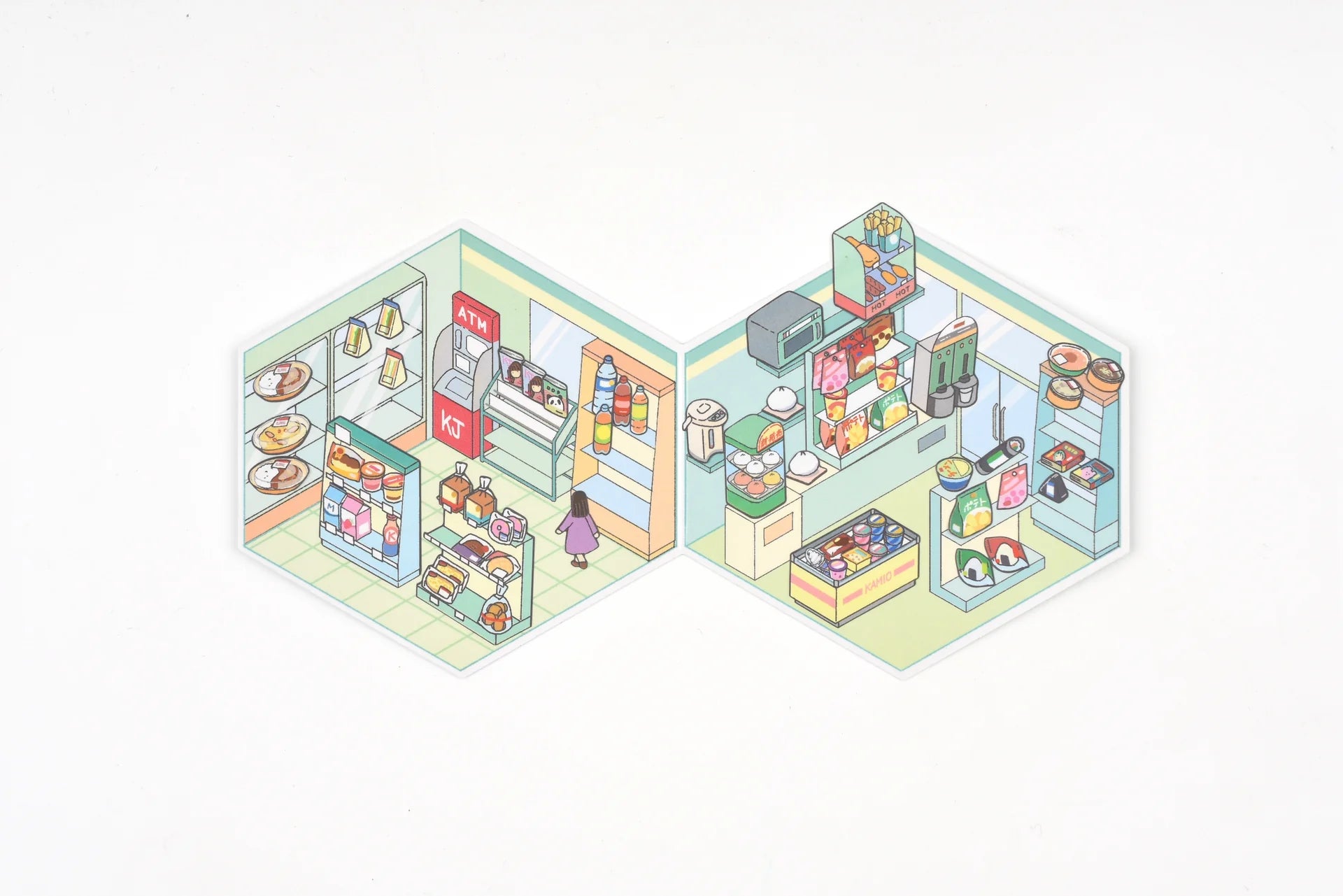 Small World - Convenience Store Sticker Scene